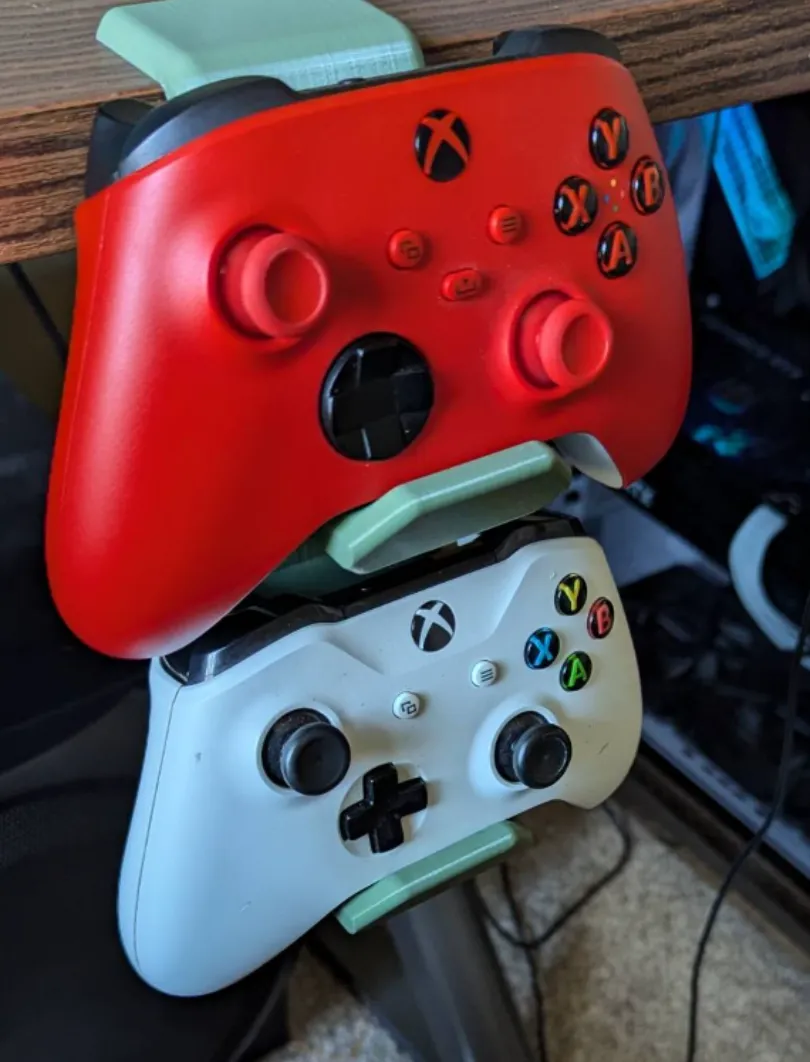 Dual Xbox Controller Holder Desk Mount - Xbox Controller Stands, in stock