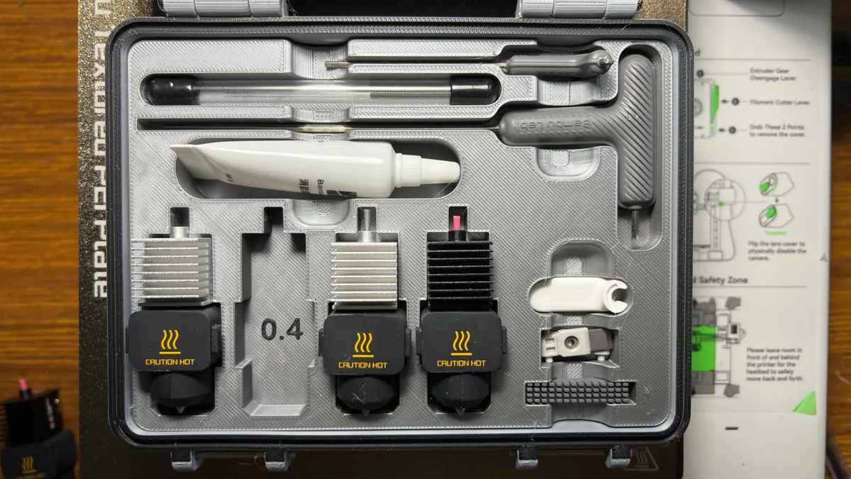 V2 Accessories Tray for A1 Mini - 4 Nozzles - Organizers, in stock in India