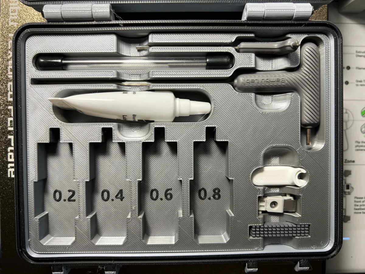 V2 Accessories Tray for A1 Mini - 4 Nozzles, photo 4 of 4 - V2 Accessories Tray for A1 Mini - 4 Nozzles Tools