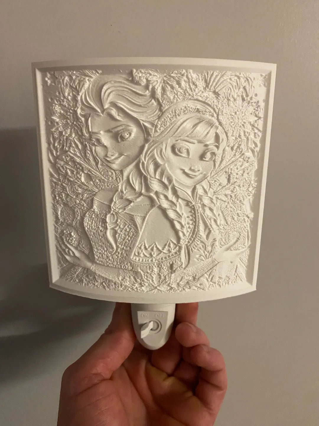 frozen anna & elsa night light, photo 4 of 4 - frozen anna & elsa night light Lamps & Lighting