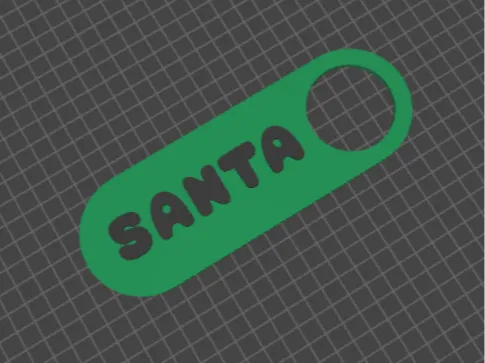 Santa Magic Key Tag - Key Tags & Blank Keychains, in stock in India