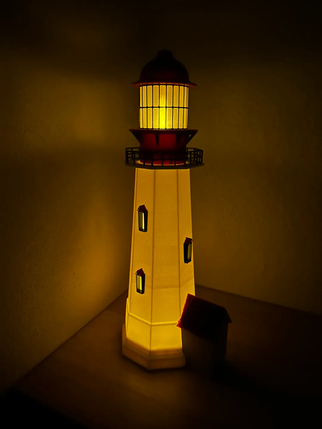 Light house with tea lights LED required)