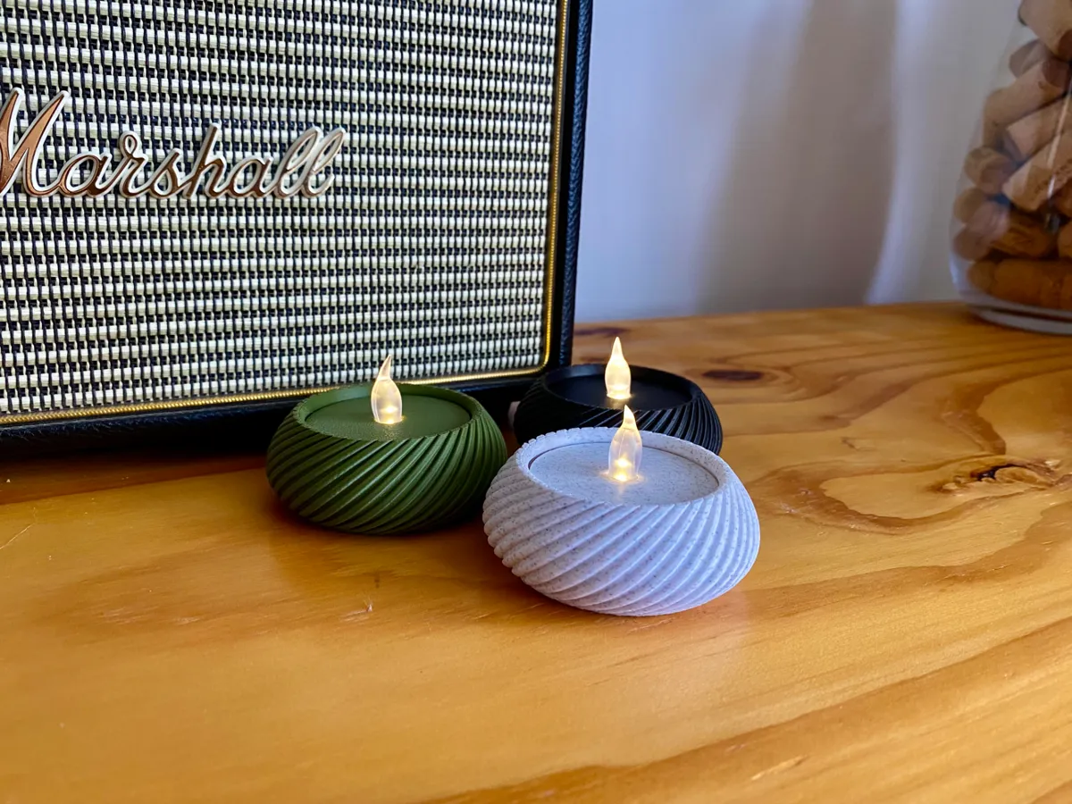 Stylish Tea Light Holder v2 - LED Tea lamp candle, photo 3 of 4 - Stylish Tea Light Holder v2 - LED Tea lamp candle Home Decor Items