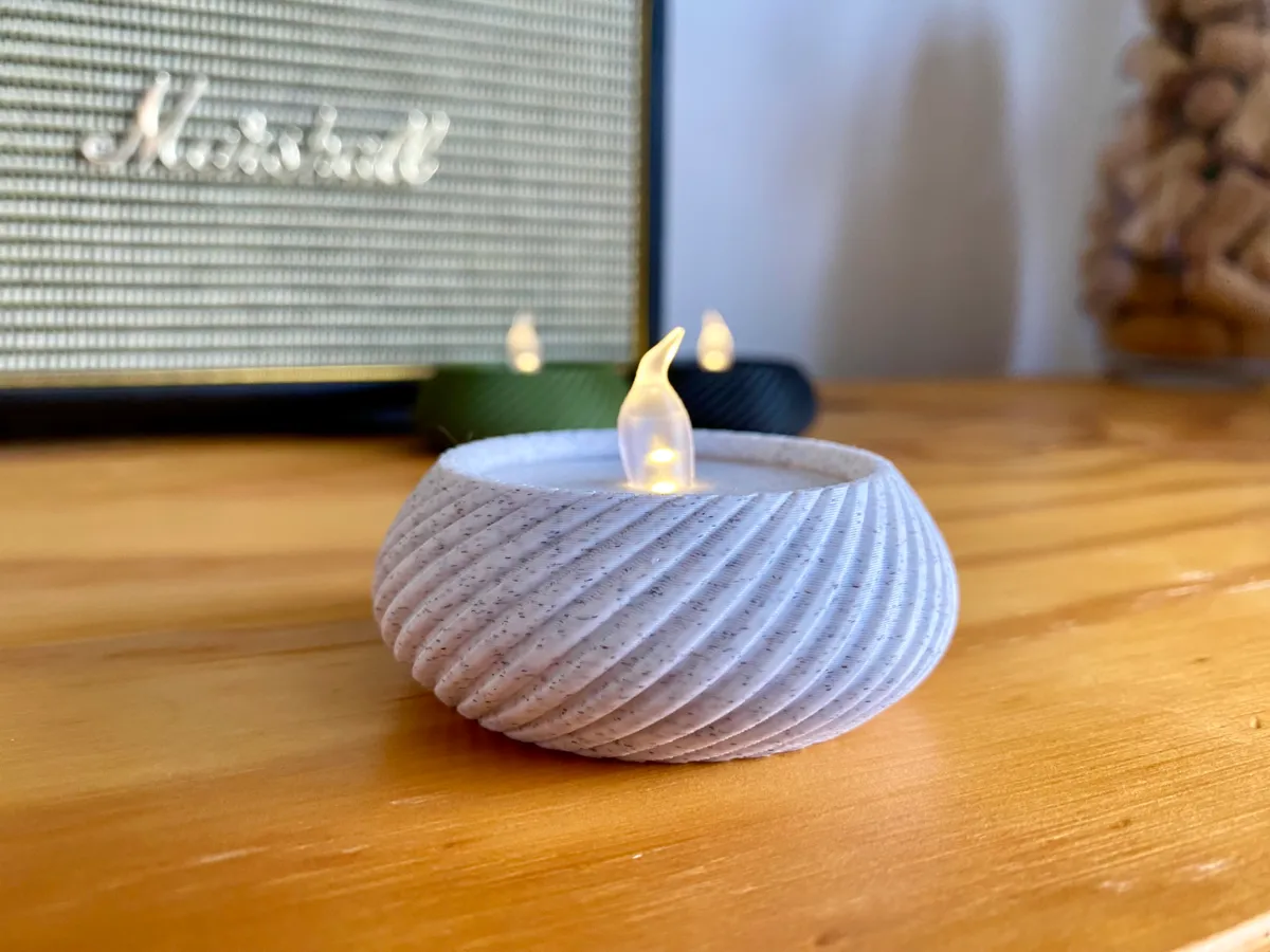 Stylish Tea Light Holder v2 - LED Tea lamp candle, photo 4 of 4 - Stylish Tea Light Holder v2 - LED Tea lamp candle Home Decor Items