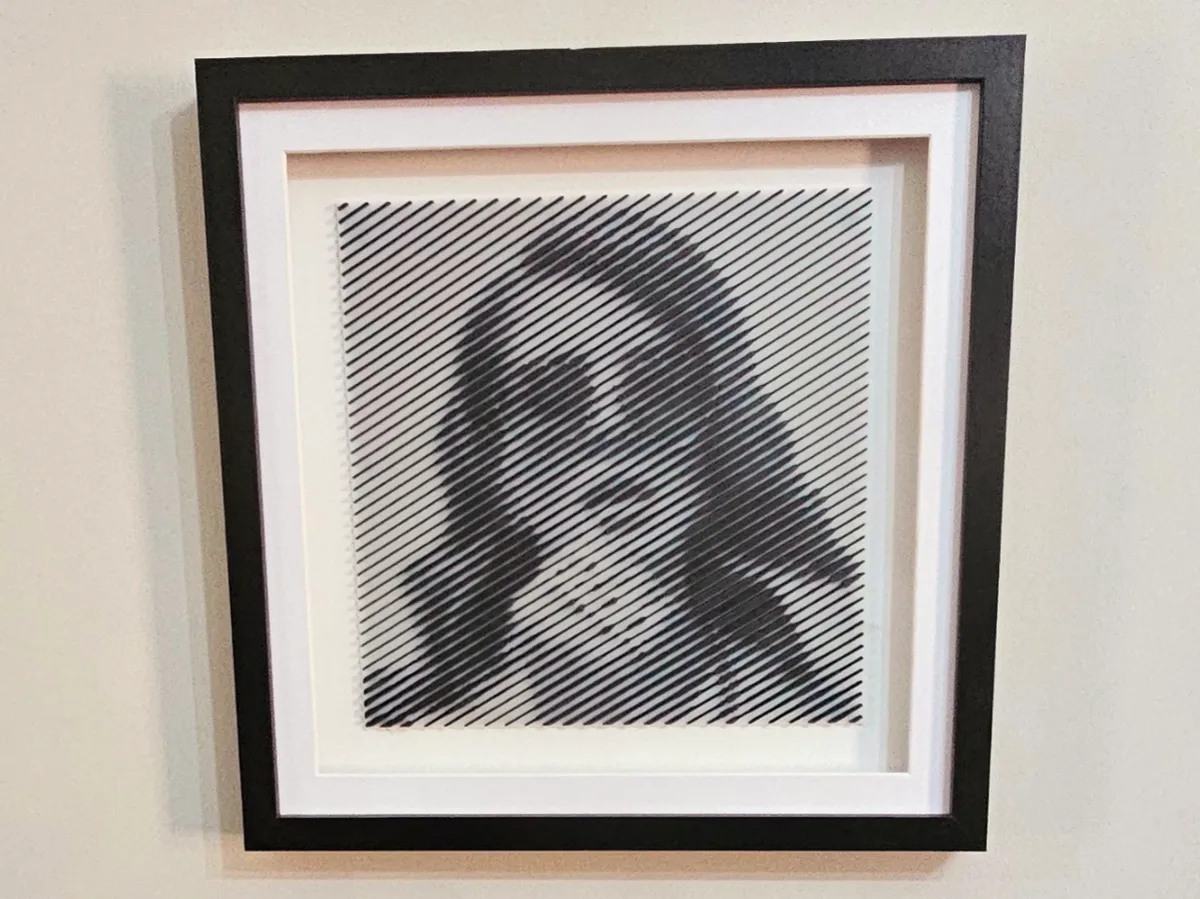 Lana Del Rey Halftone Wall Art