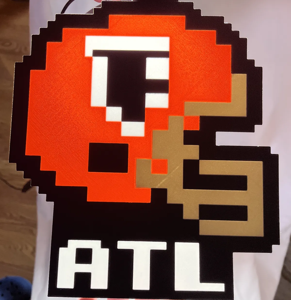 Atlanta Falcons Tecmo Super Bowl Light Box, photo 3 of 4 - Atlanta Falcons Tecmo Super Bowl Light Box Art