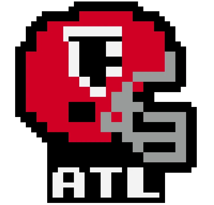 Atlanta Falcons Tecmo Super Bowl Light Box, photo 4 of 4 - Atlanta Falcons Tecmo Super Bowl Light Box Art