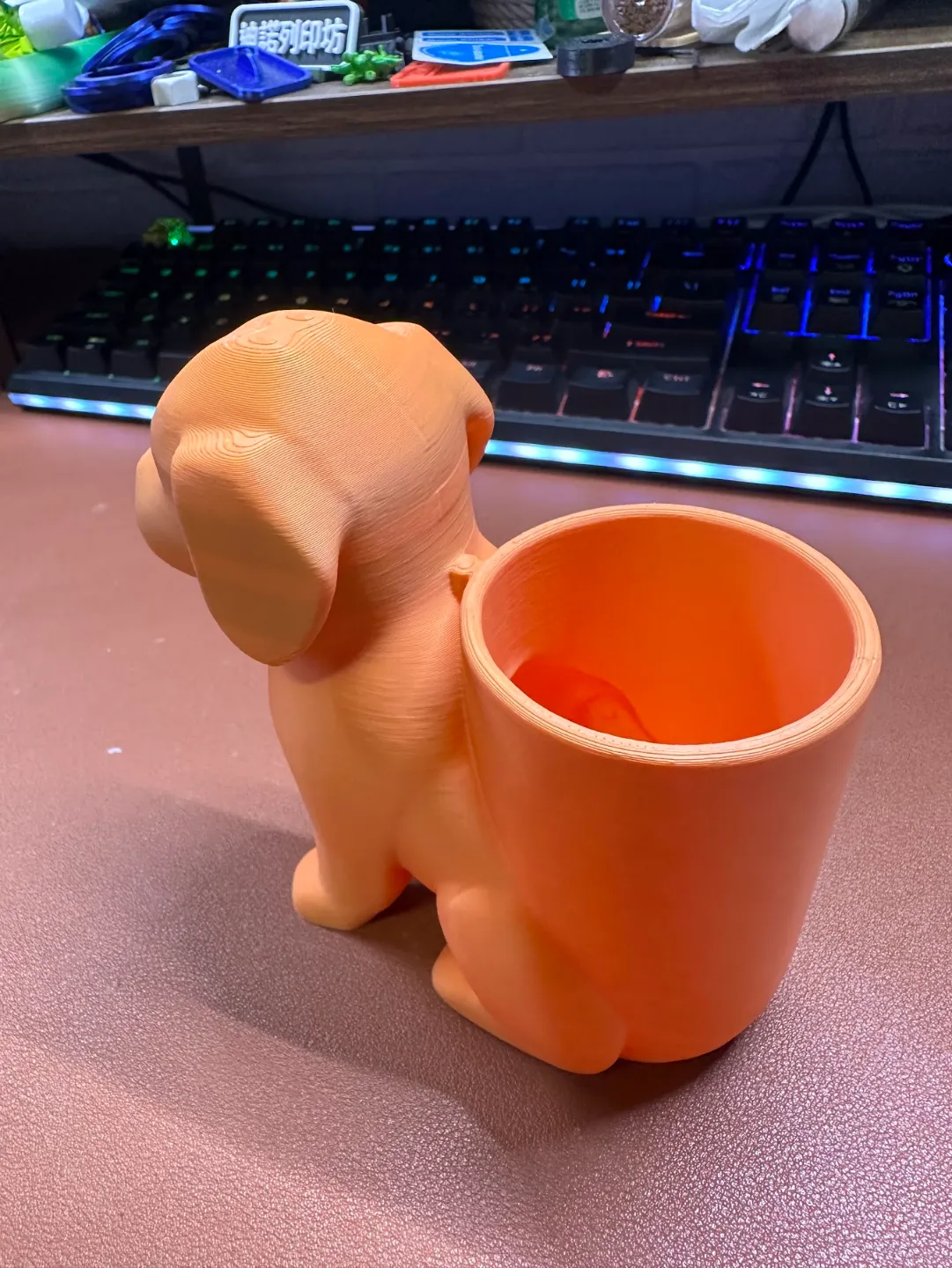 Dog Pen Holder, photo 3 of 4 - Dog Pen Holder Desk & Office