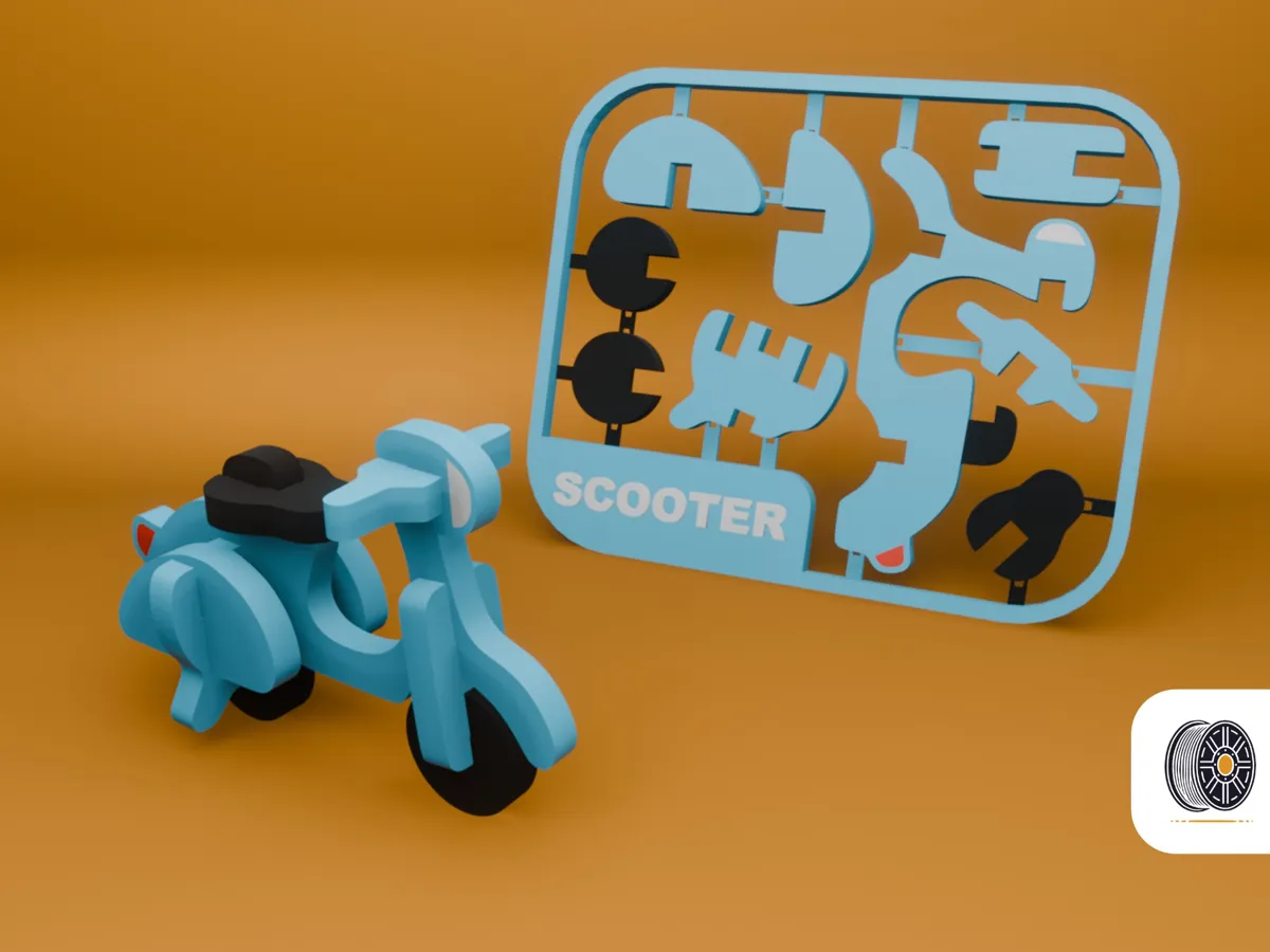 Cute Scooter Kit Card ready