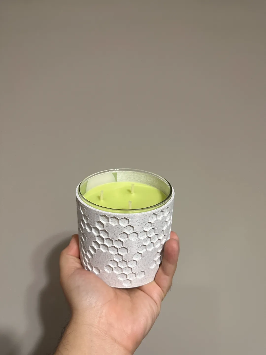 Honeycomb Candle Holder, photo 3 of 4 - Honeycomb Candle Holder Household