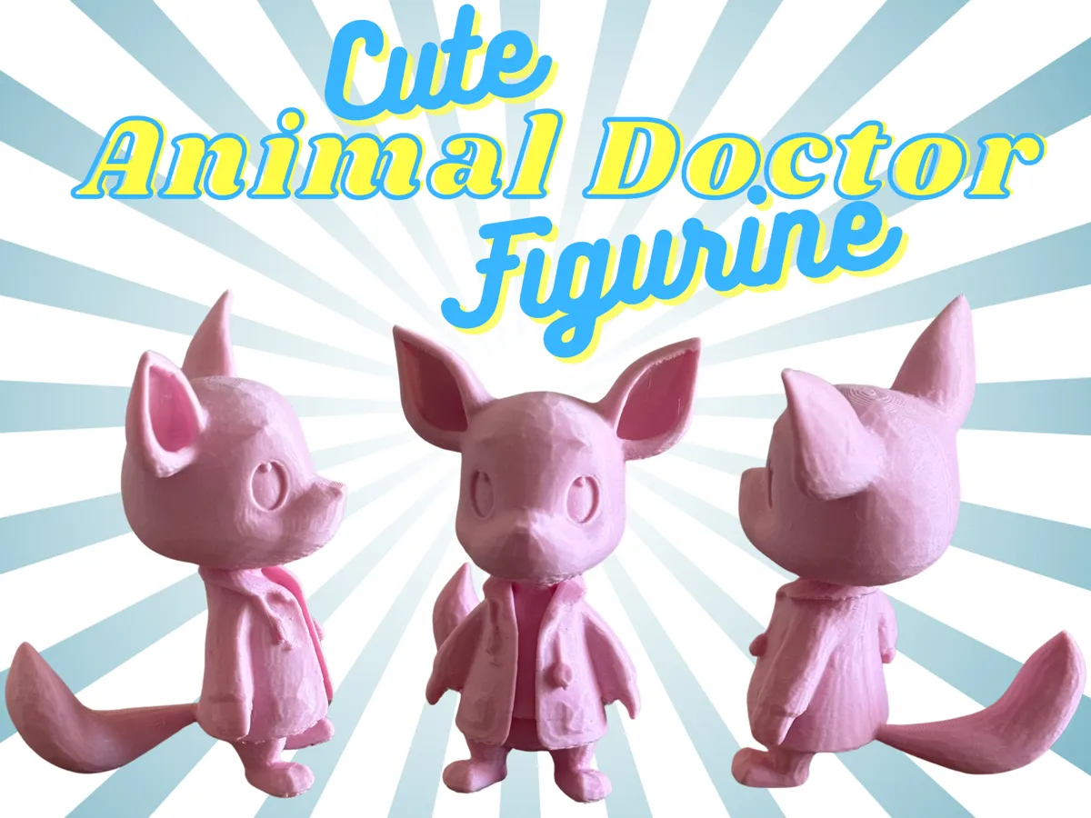 Cute Animal Doctor Figurine - Characters, in stock in India