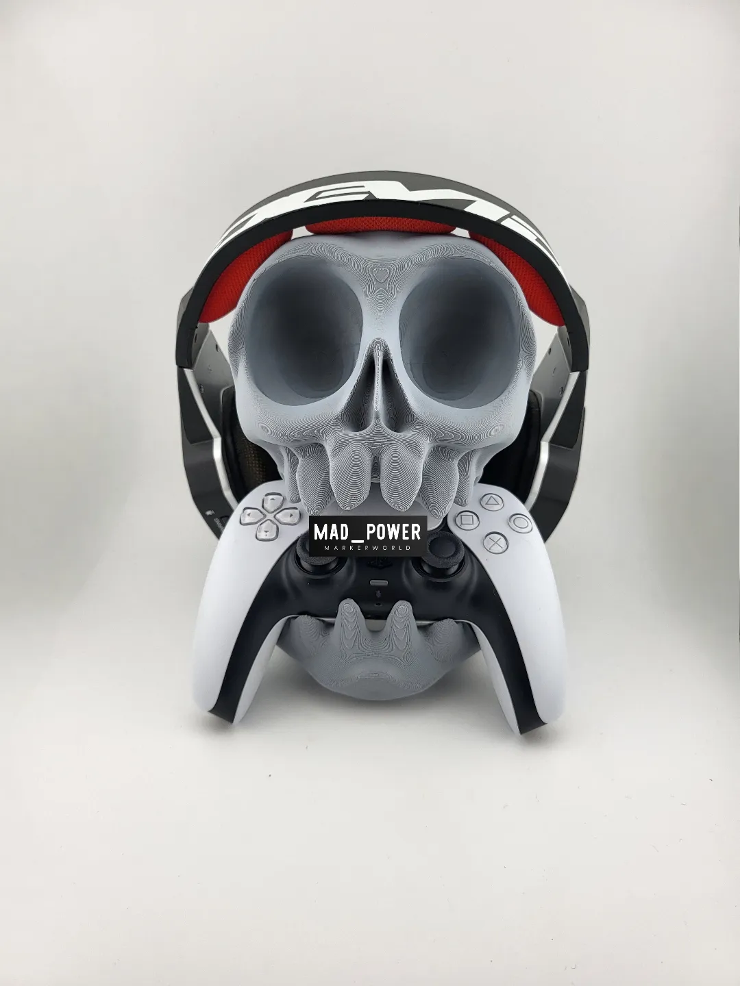 Stand controller ps5 ps4 wall desk headphone skull, photo 3 of 4 - Stand controller ps5 ps4 wall desk headphone skull Mobile & Device Accessories