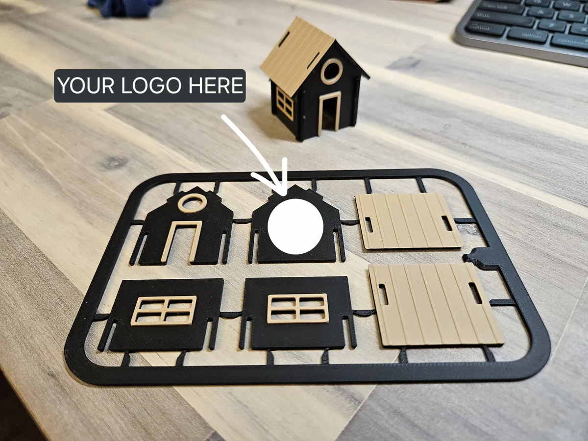 Kit Card - House (holds business card)