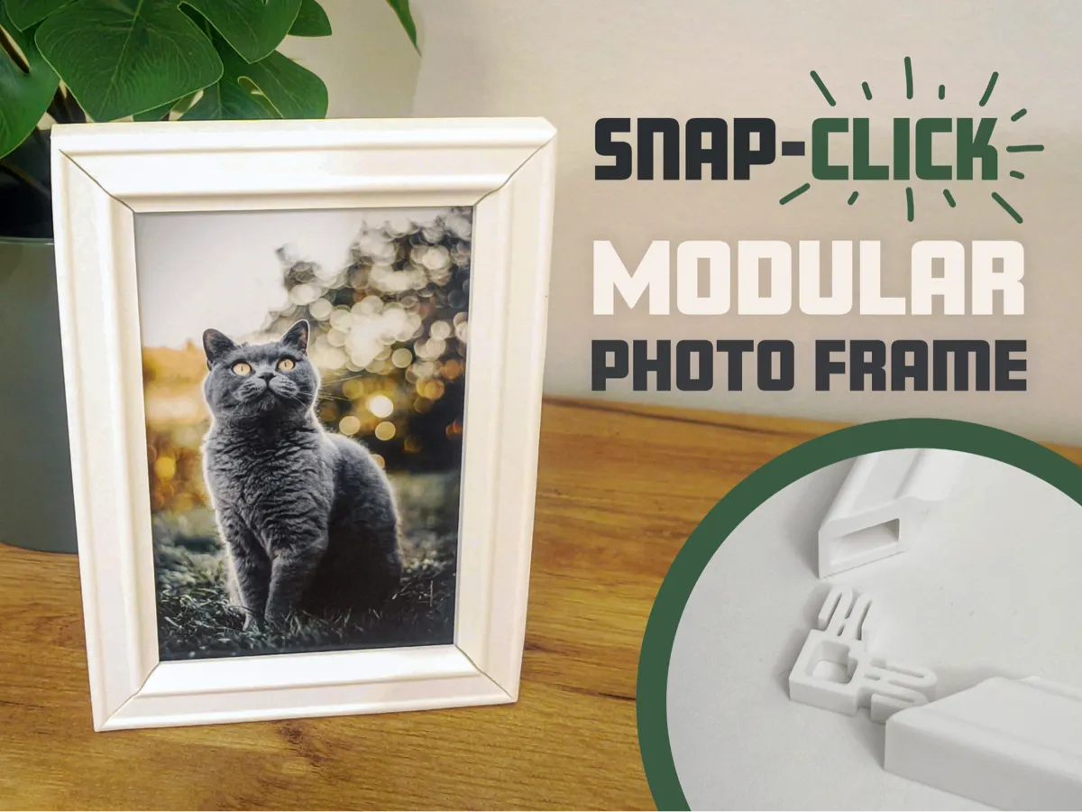 Snap-Click Photo Frame - Modern Minimal