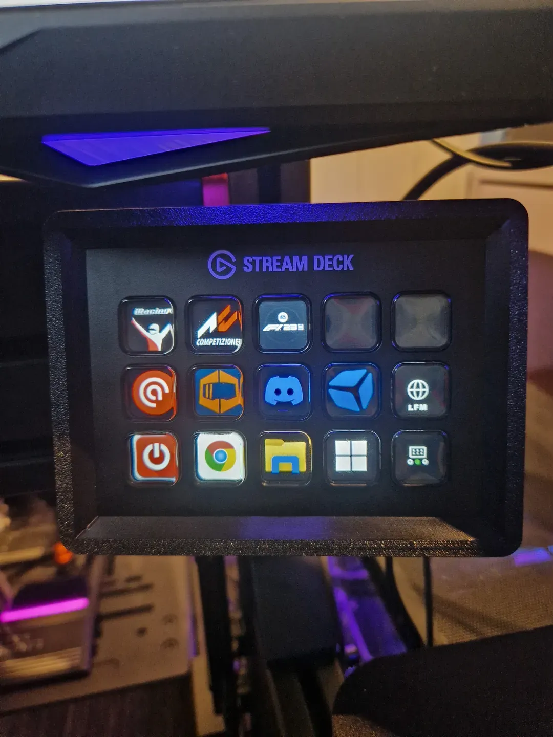 Stream Deck MK2 Simrig Box