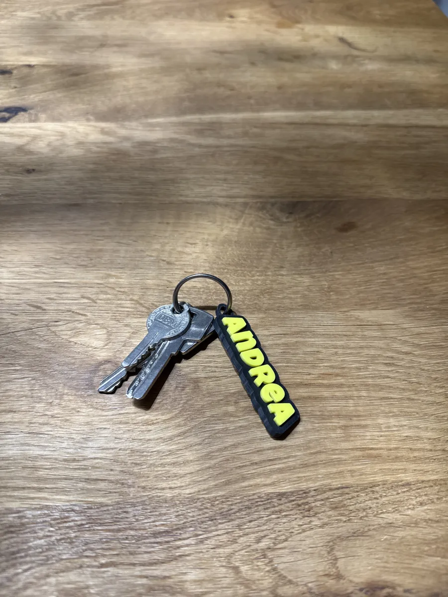 Personalized keychain with name, photo 4 of 4 - Personalized keychain with name Generative Art