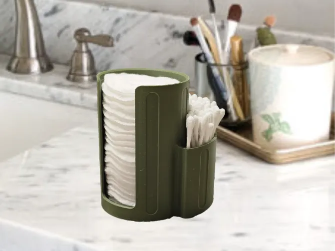 cotton pad & Q-Tip organizer