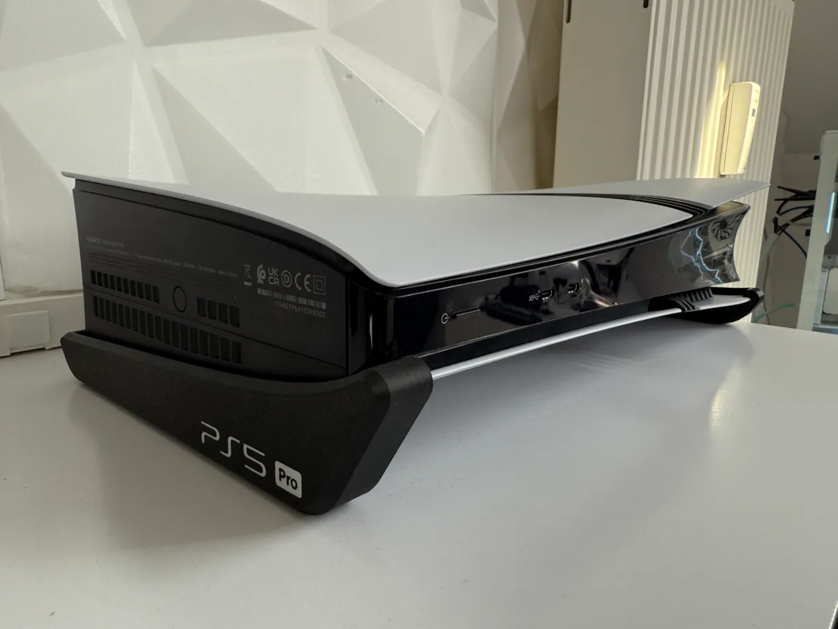 PS5 Pro Horizontal Stand with TPU coasters