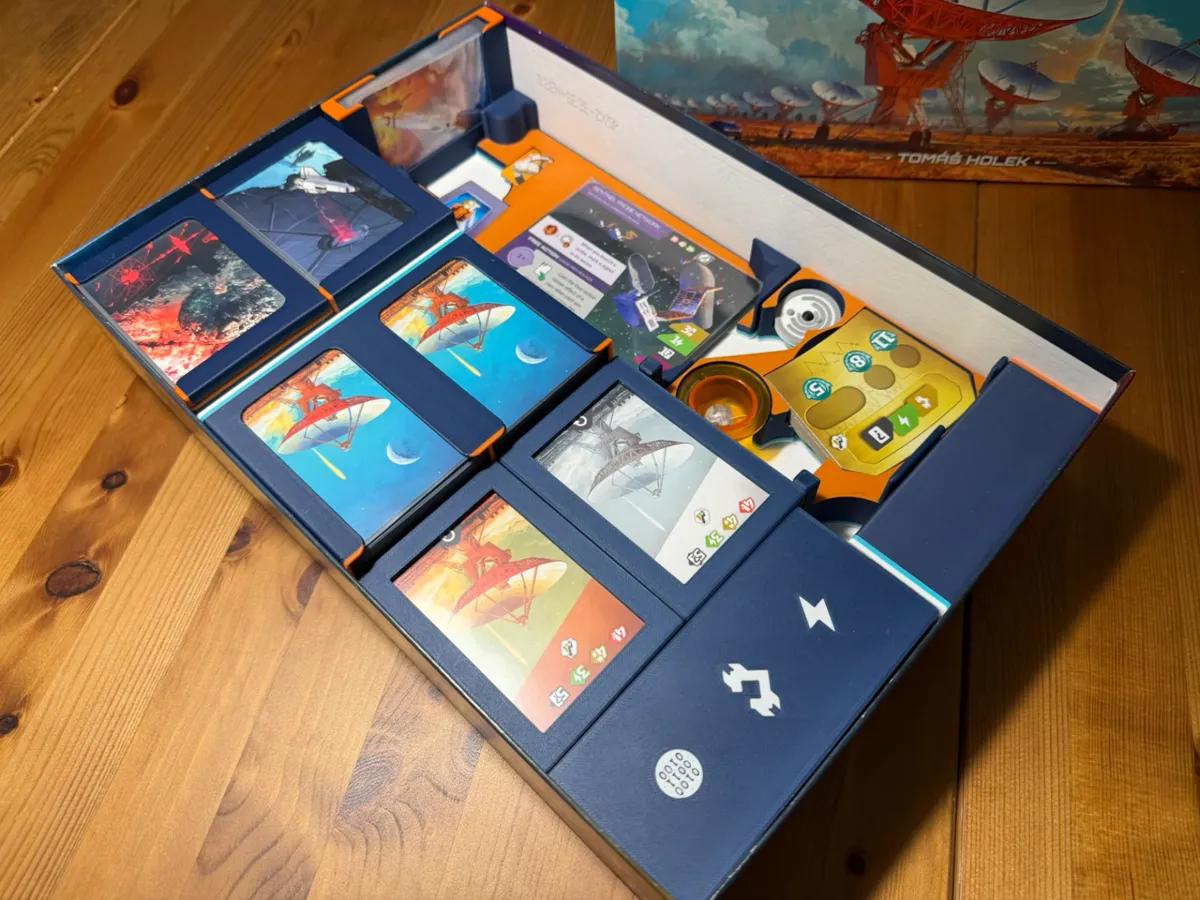 SETI + Space Agencies Expansion Boardgame Insert