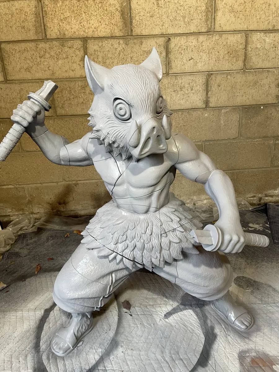 Inosuke Hashibira Demon Slayer - Anime- 2.5ft tall, photo 4 of 4 - Inosuke Hashibira Demon Slayer - Anime- 2.5ft tall Figurines & Collectibles