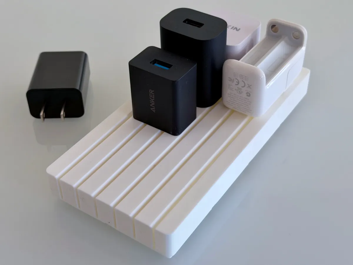 Gridfinity US Type A Power Plug / USB Charger