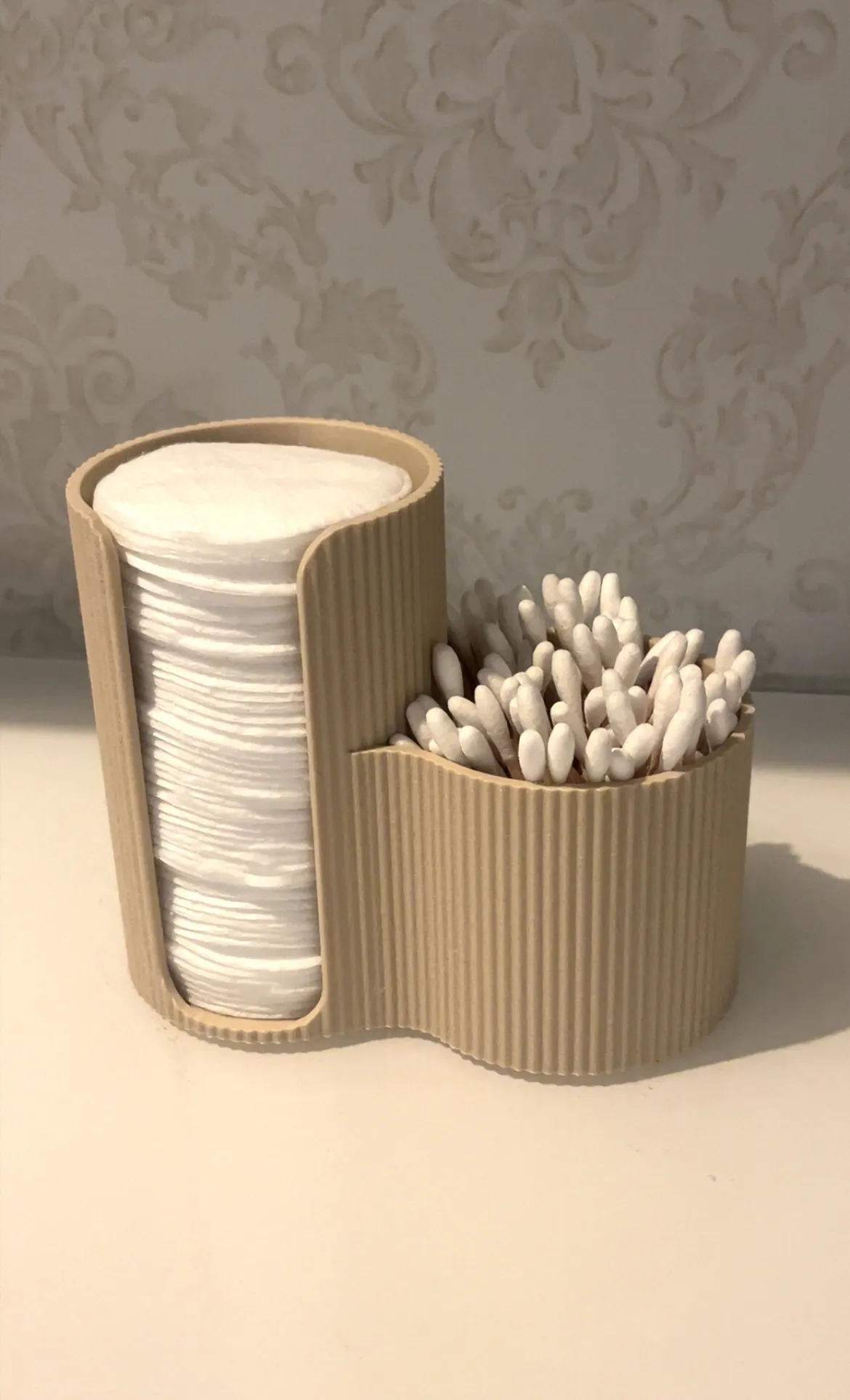 Modern cotton pad + Q-tip holder, photo 3 of 3 - Modern cotton pad + Q-tip holder Bath & Personal Care