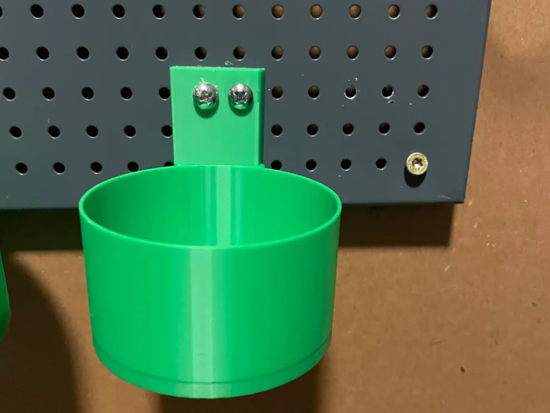 Spray can holder for Biltema tool boards