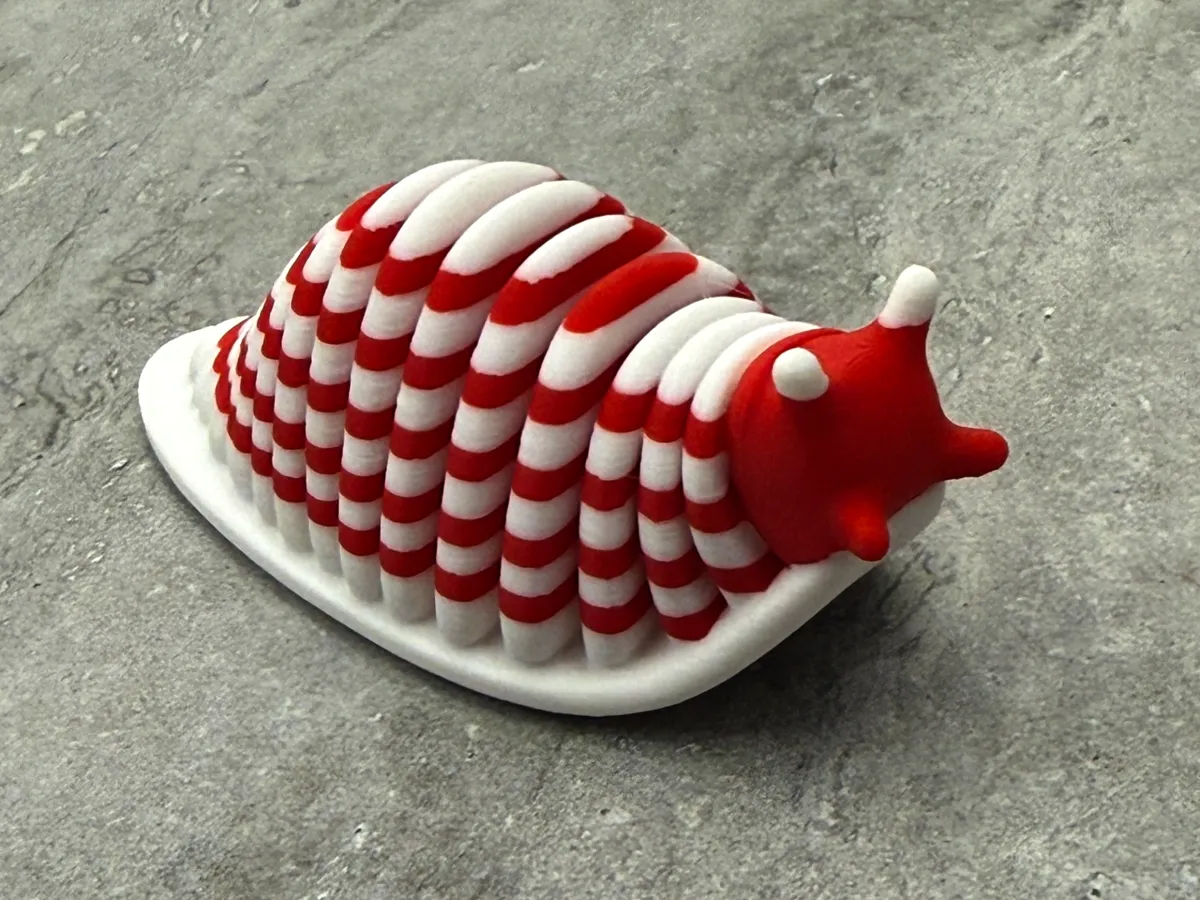 Candy Cane Slug - Multicolor Toy