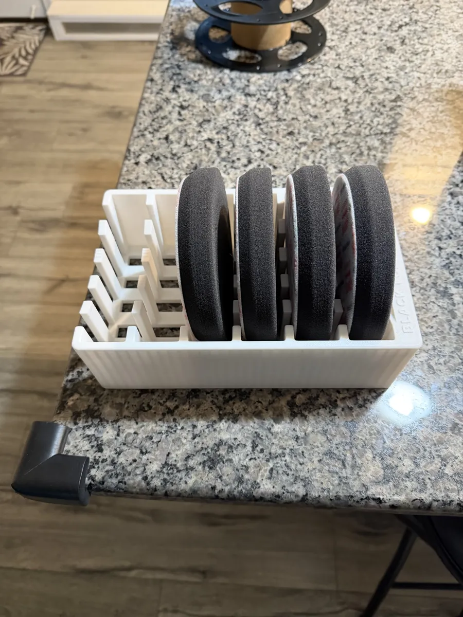 DA 5-6" Foam Polishing Pad Storage and Drying Rack, photo 3 of 4 - DA 5-6" Foam Polishing Pad Storage and Drying Rack Storage & Organisation