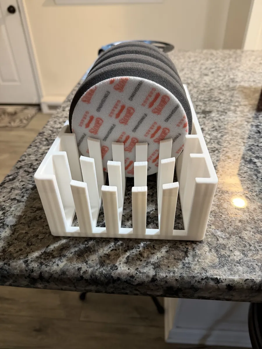 DA 5-6" Foam Polishing Pad Storage and Drying Rack, photo 4 of 4 - DA 5-6" Foam Polishing Pad Storage and Drying Rack Storage & Organisation