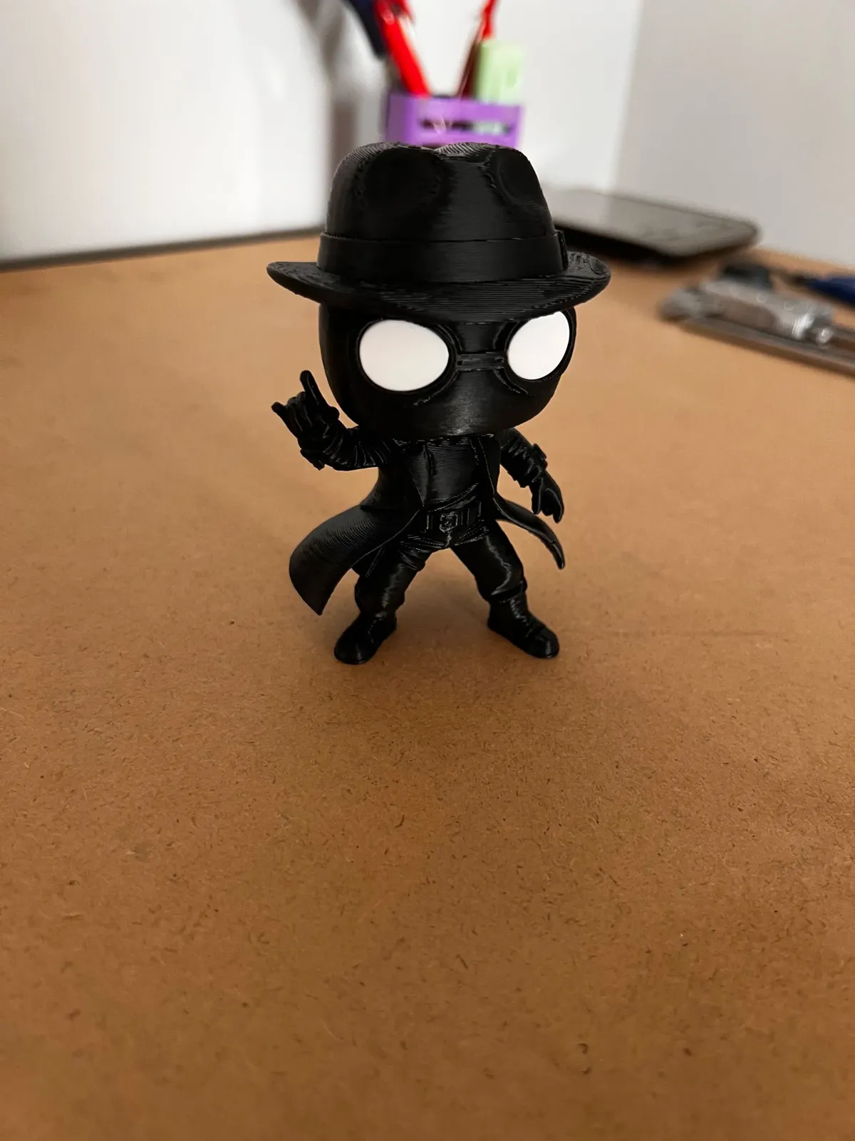 Spider-Noir Funko Like Figure Spiderman, photo 3 of 4 - Spider-Noir Funko Like Figure Spiderman Figurines & Collectibles