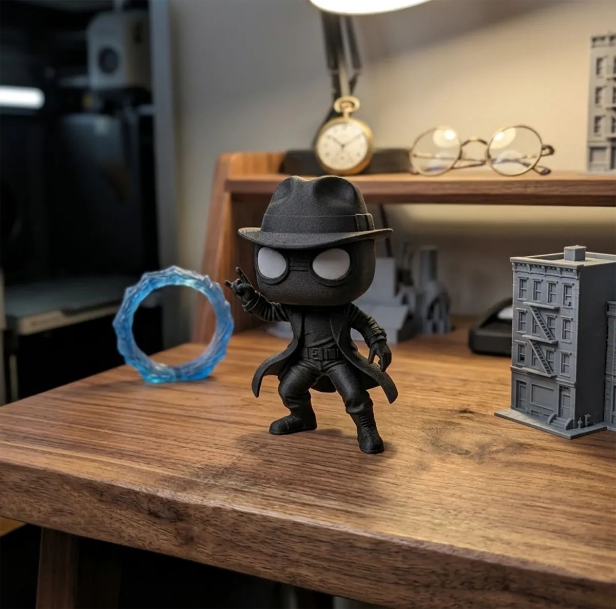 Spider-Noir Funko Like Figure Spiderman, photo 4 of 4 - Spider-Noir Funko Like Figure Spiderman Figurines & Collectibles