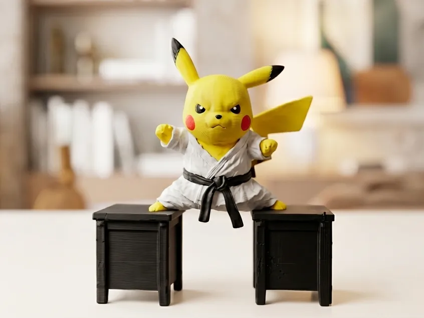 Pokemon pikachu karate