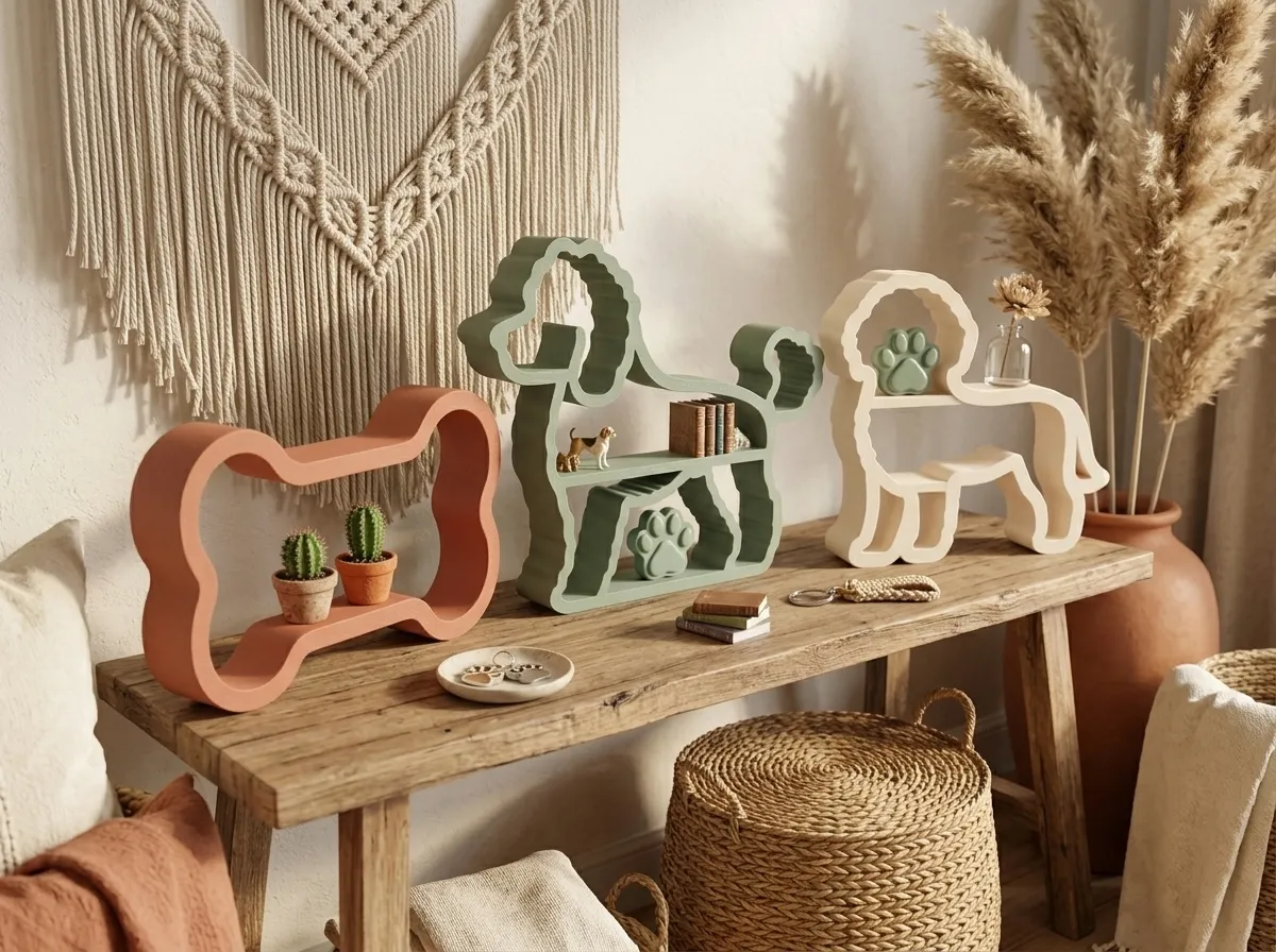 Dog Bone Shelf, Tabletop & Wall Decor, photo 3 of 4 - Dog Bone Shelf, Tabletop & Wall Decor Pets