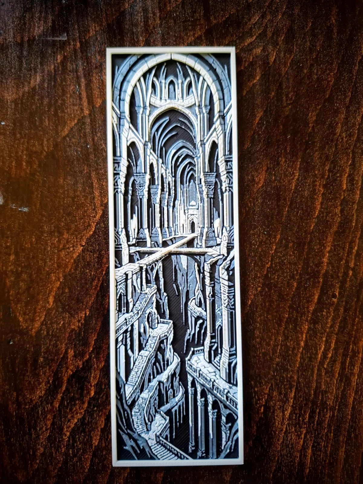 Mines of Moria Bookmark - Lord of the Rings, photo 3 of 4 - Mines of Moria Bookmark - Lord of the Rings Generative Art