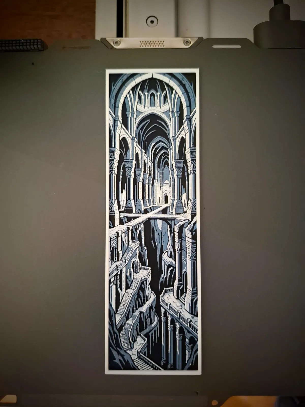 Mines of Moria Bookmark - Lord of the Rings, photo 4 of 4 - Mines of Moria Bookmark - Lord of the Rings Generative Art