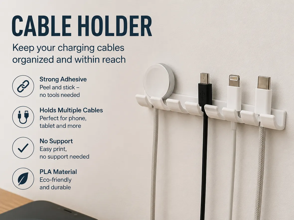 Cable Holder for Phone Chargers - Gadgets, in stock in India