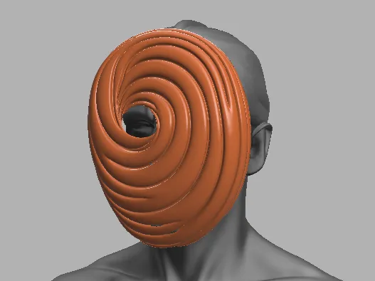 WEARABLE COSPLAY - Naruto Shippuden Tobi Mask - Anime & Manga Masks, in stock