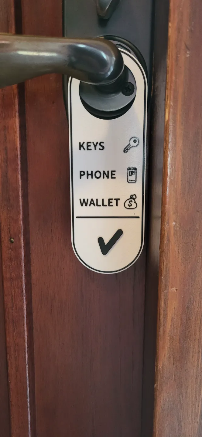 Door Hanger - Remember You Stuff - Door Signs & Door Hangers, in stock