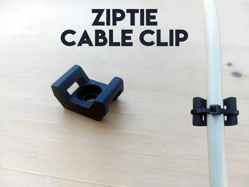 Ziptie Cable Clip