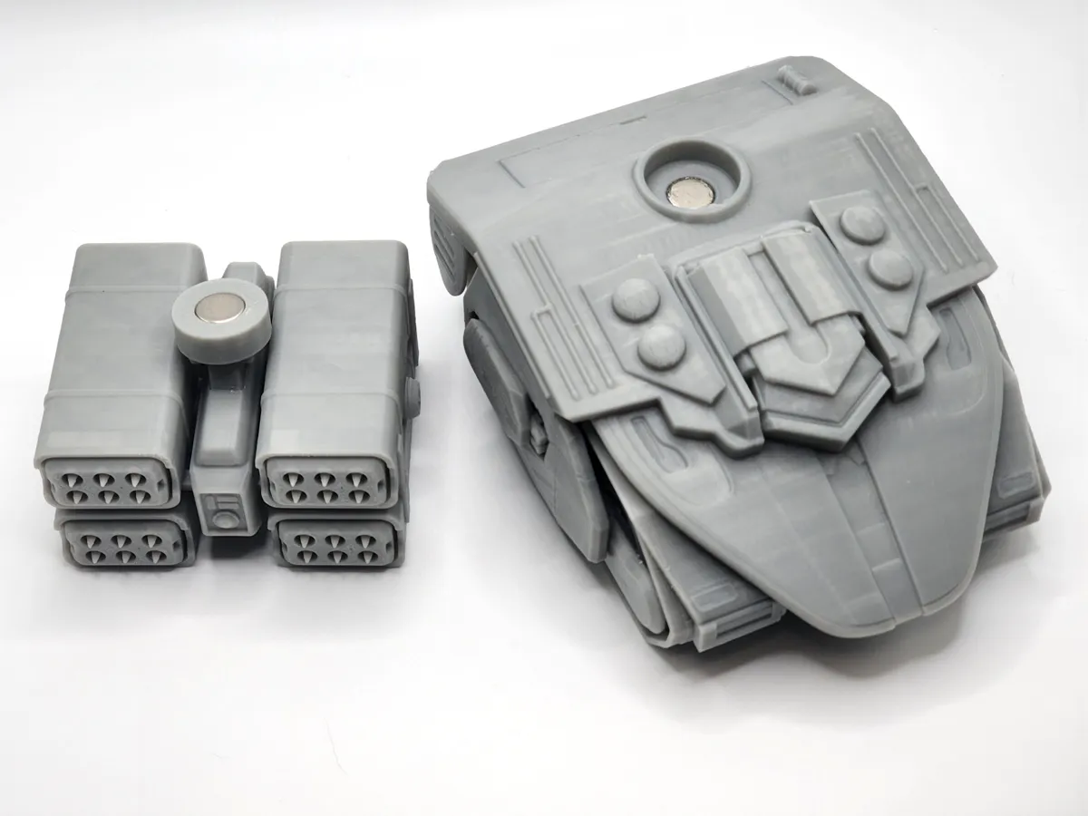 X-21 "Devastator" Wargaming Tank, photo 4 of 4 - Sci-fi & Space Miniatures, miniature