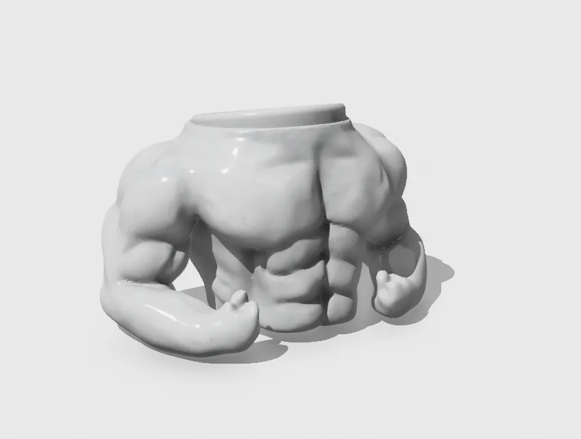 Creative Cute Funny PEN HOLDER muscular man muscle, photo 3 of 4 - Creative Cute Funny PEN HOLDER muscular man muscle Desk & Office