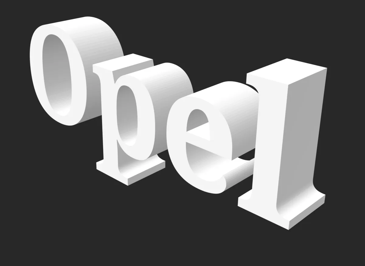 Opel Logo and badge #2 - Car Badges & Emblems, in stock in India