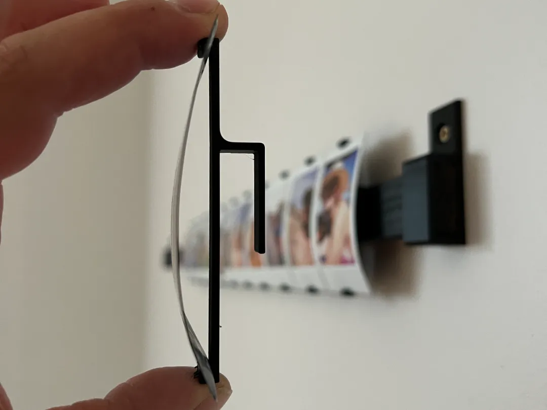 Instax mini photo holder for wall