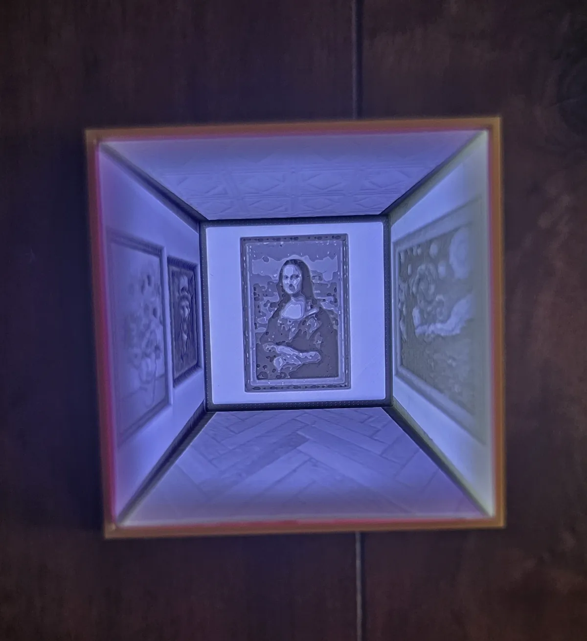 3D Art Gallery Illusion Lithophane Lamp - Decor, in stock in India