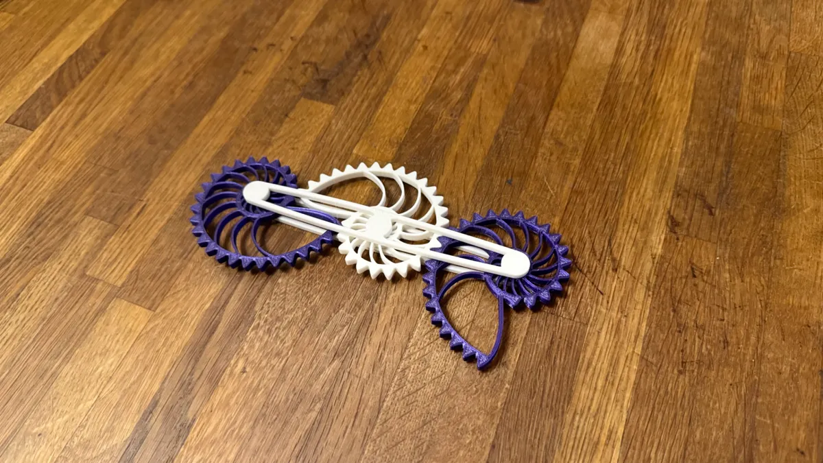 Triple Nautilus Gear Fidget - Other Toys & Games, in stock in India
