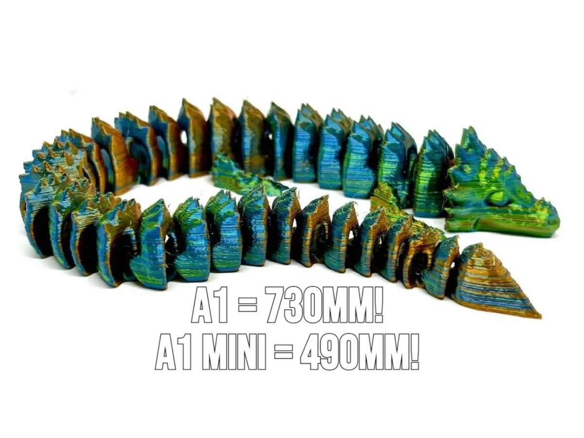 Easy to articulated dragon - A1 mini = 49cm! - Other Toys & Games, in stock in India