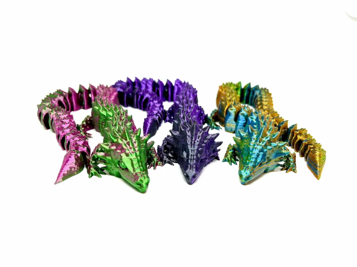 Easy to articulated dragon - A1 mini = 49cm!, photo 2 of 3 - Easy to articulated dragon - A1 mini = 49cm! Toys & Games