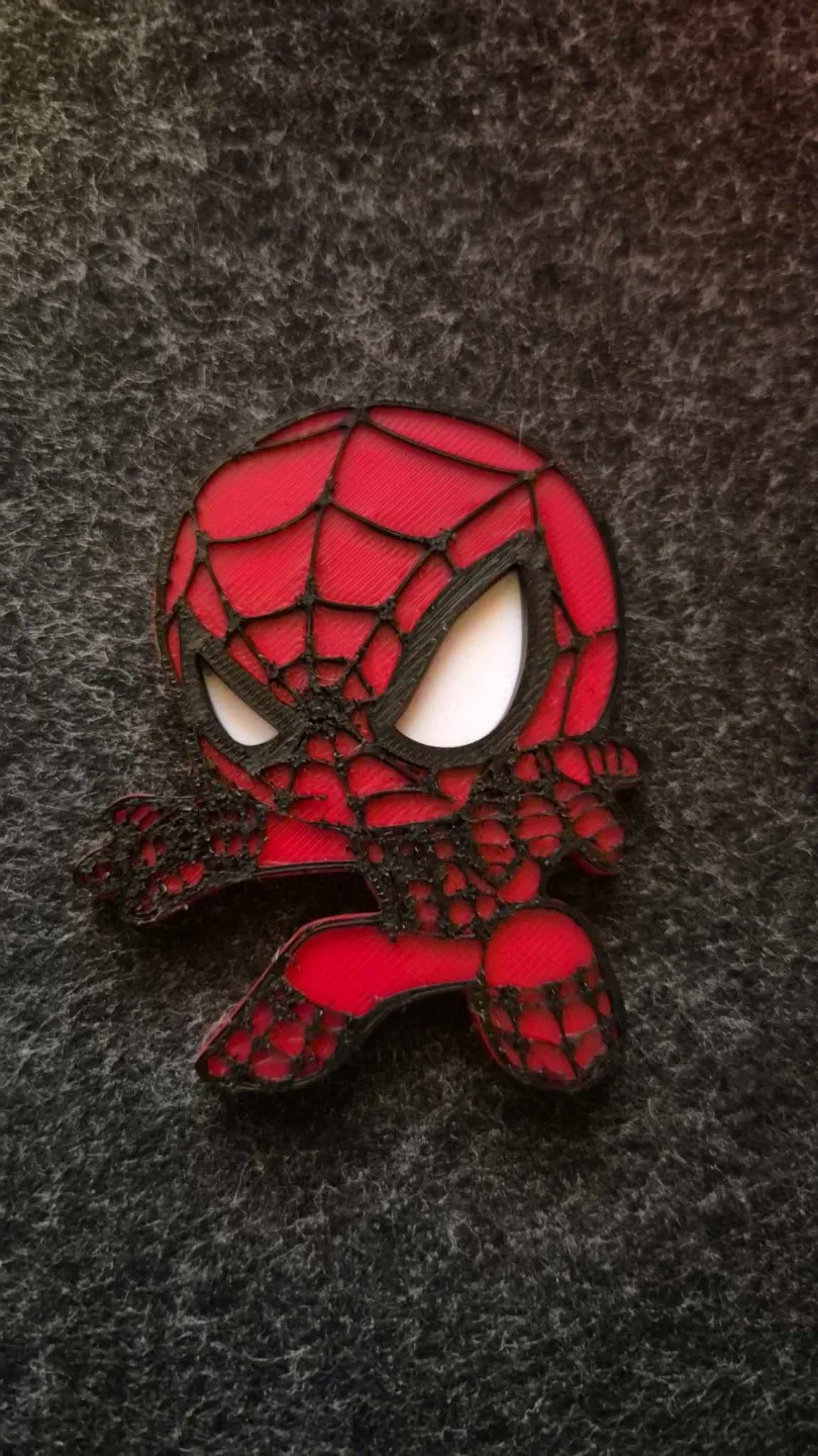 Spiderman Magnet, photo 2 of 2 - Spiderman Magnet Art