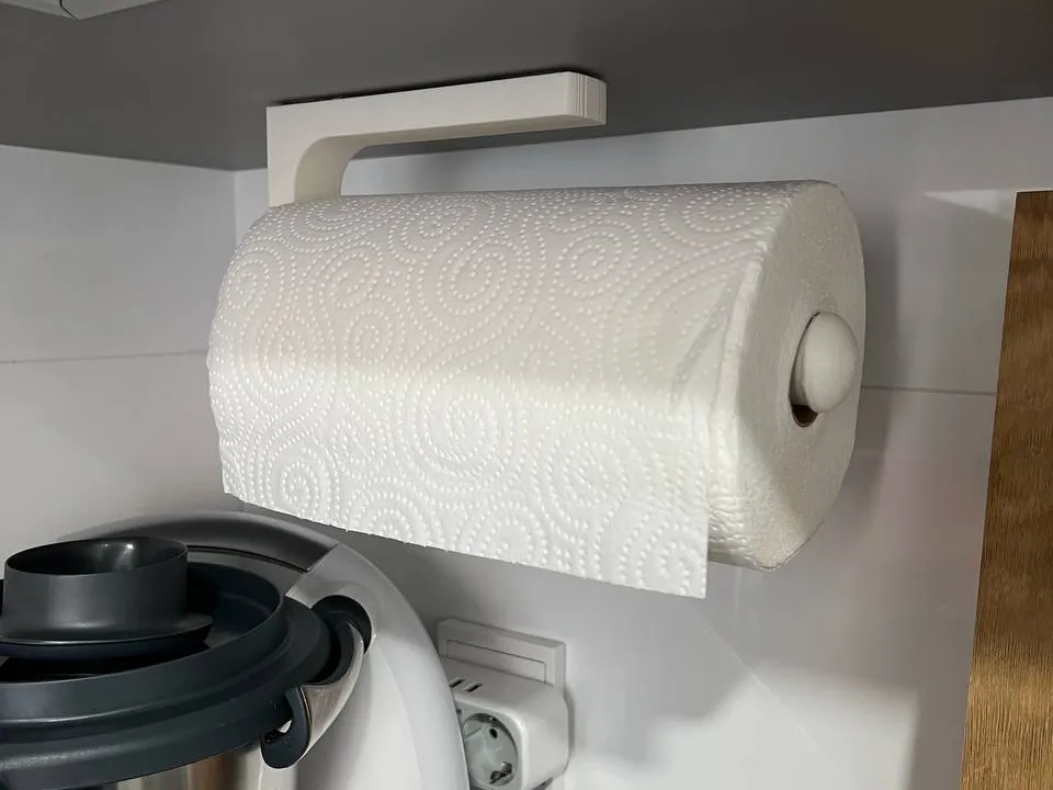 Kitchen Papertowel Roll Holder Under Cabinet